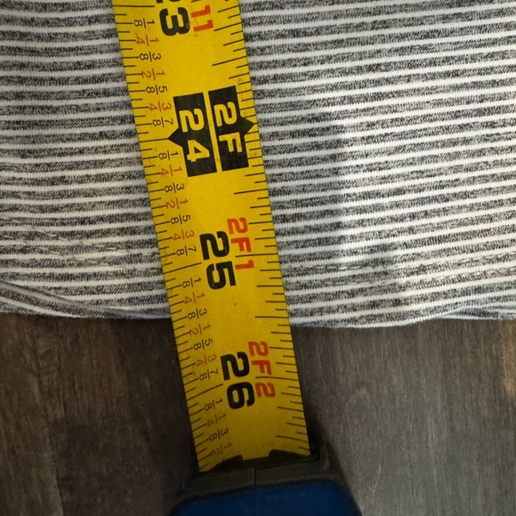 We Wander Stripe Long Sleeve Top Gray Soft Thumbholes Size S - Picture 13 of 13